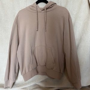 Beige Oversized Sweatshirt